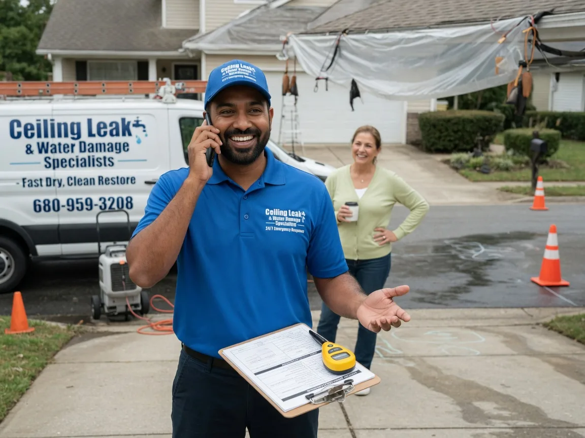 Ceiling Leak Cleanup Greenland, NH FAQs